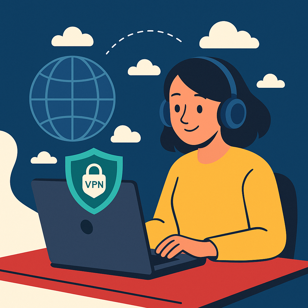 Wady VPN — ilustracja