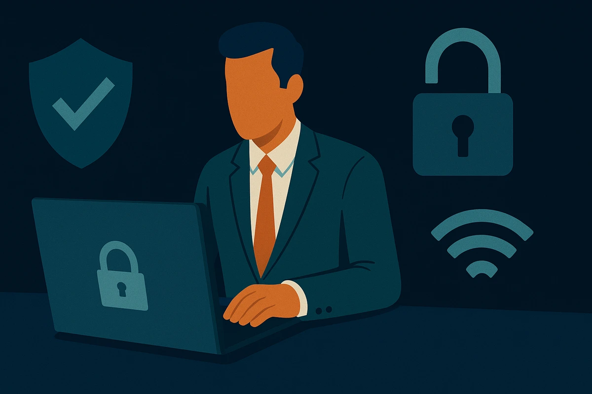 VPN World – ilustracja związana z cyberbezpieczeństwem